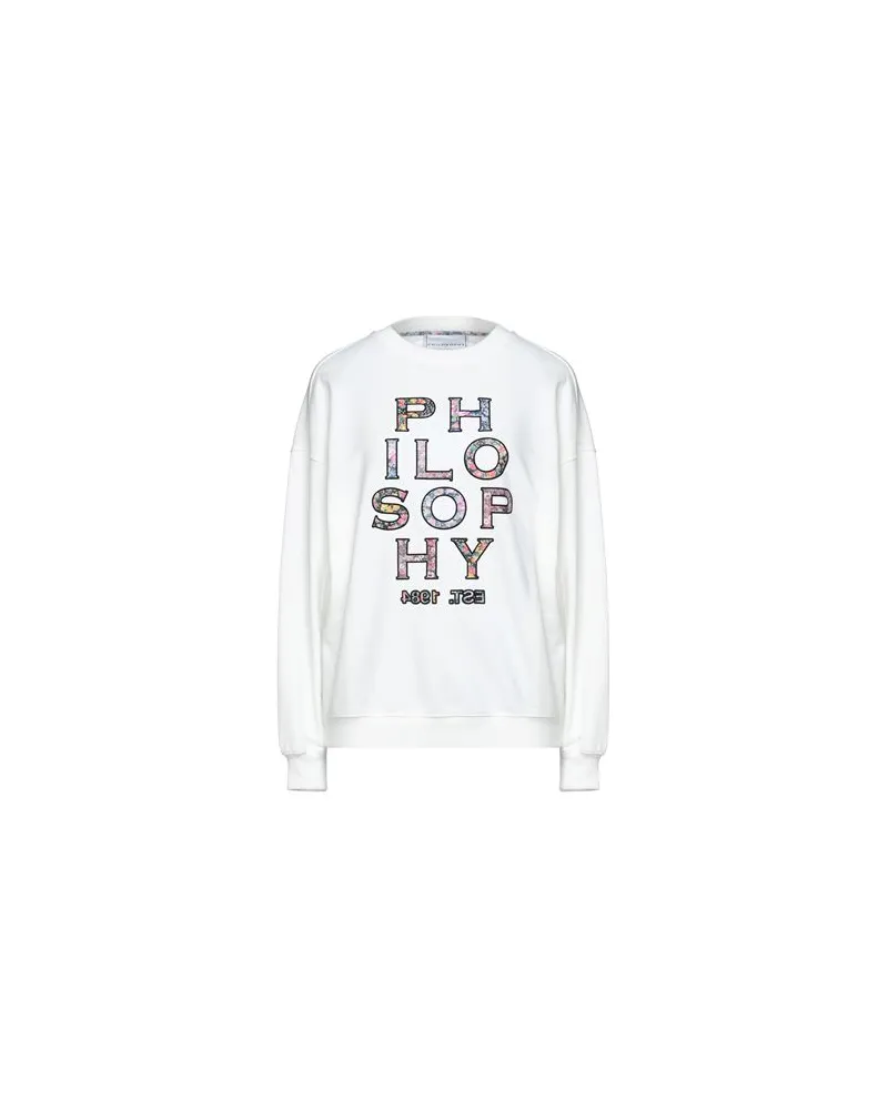 Philosophy Di Lorenzo Serafini TOPS - Sweatshirtsauf YOOX.COM Elfenbein