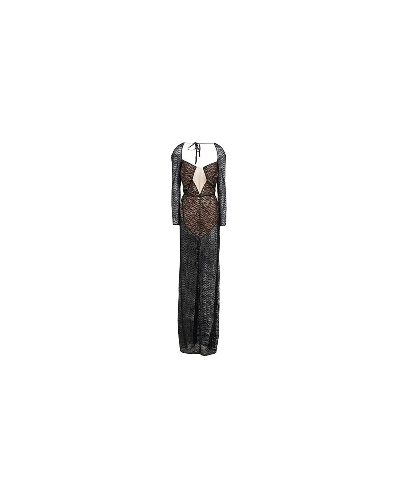 Elisabetta Franchi KLEIDER - Maxi-Kleiderauf YOOX.COM Schwarz