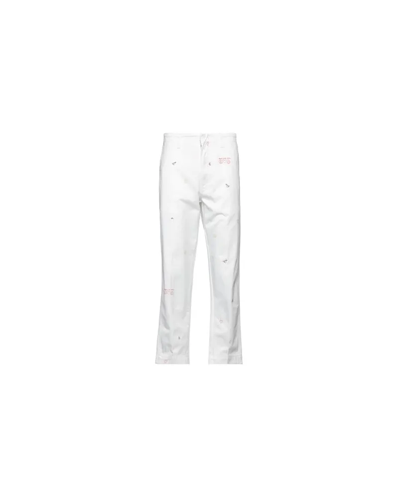 Dondup HOSEN & RÖCKE - Hosenauf YOOX.COM Weiß