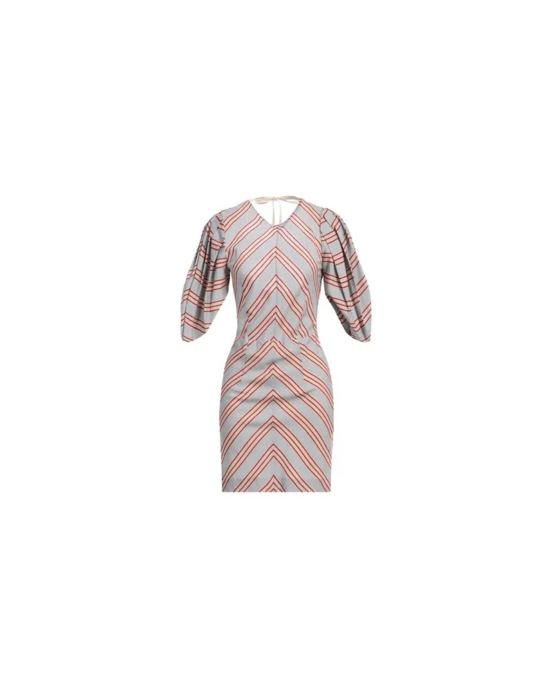 TELA KLEIDER - Mini-Kleiderauf YOOX.COM Grau