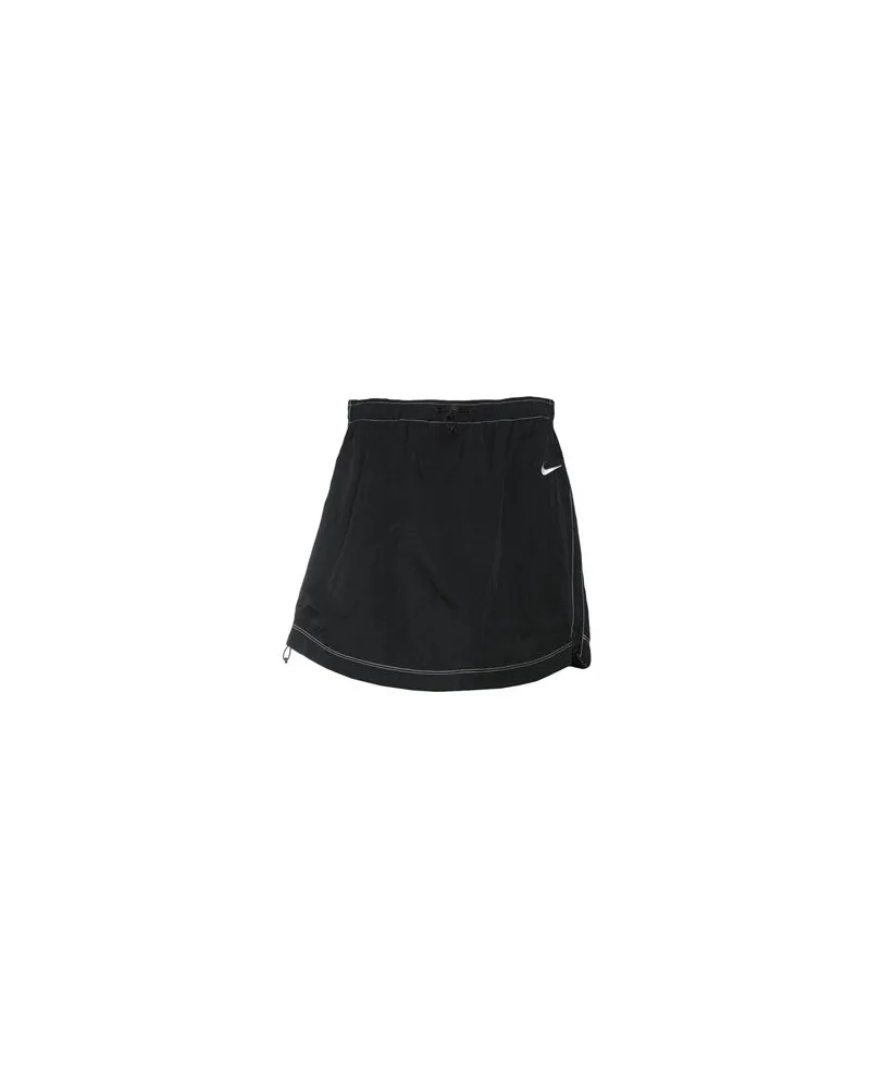 Nike Swoosh Woven Skirt  - Swoosh Woven Skirt - HOSEN & RÖCKE - Miniröckeauf YOOX.COM Schwarz