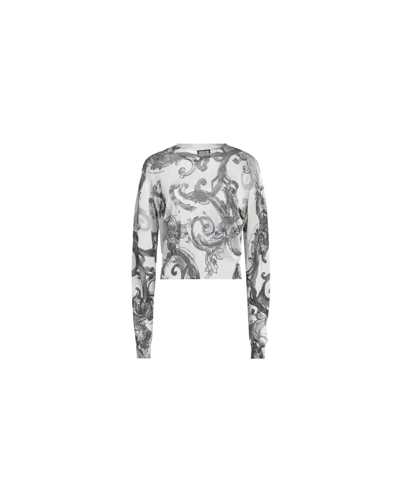 Versace Jeans STRICKWAREN - Pulloverauf YOOX.COM Hellgrau