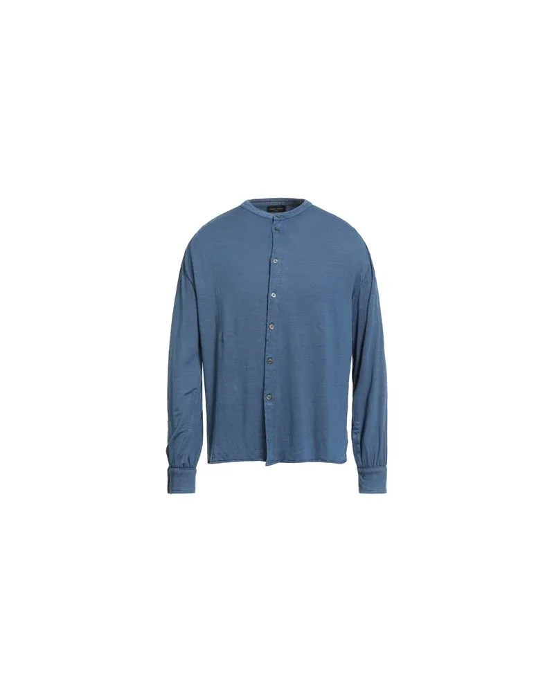 Roberto Collina TOPS - Hemdenauf YOOX.COM Taubenblau