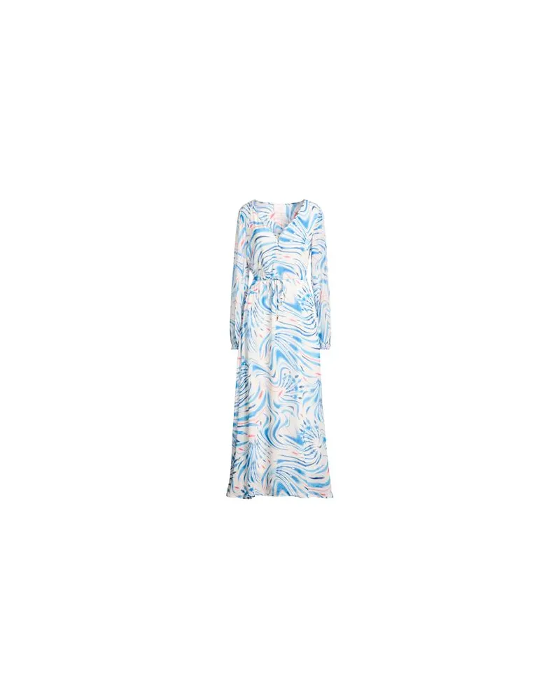 IVI Collection KLEIDER - Maxi-Kleiderauf YOOX.COM Blau