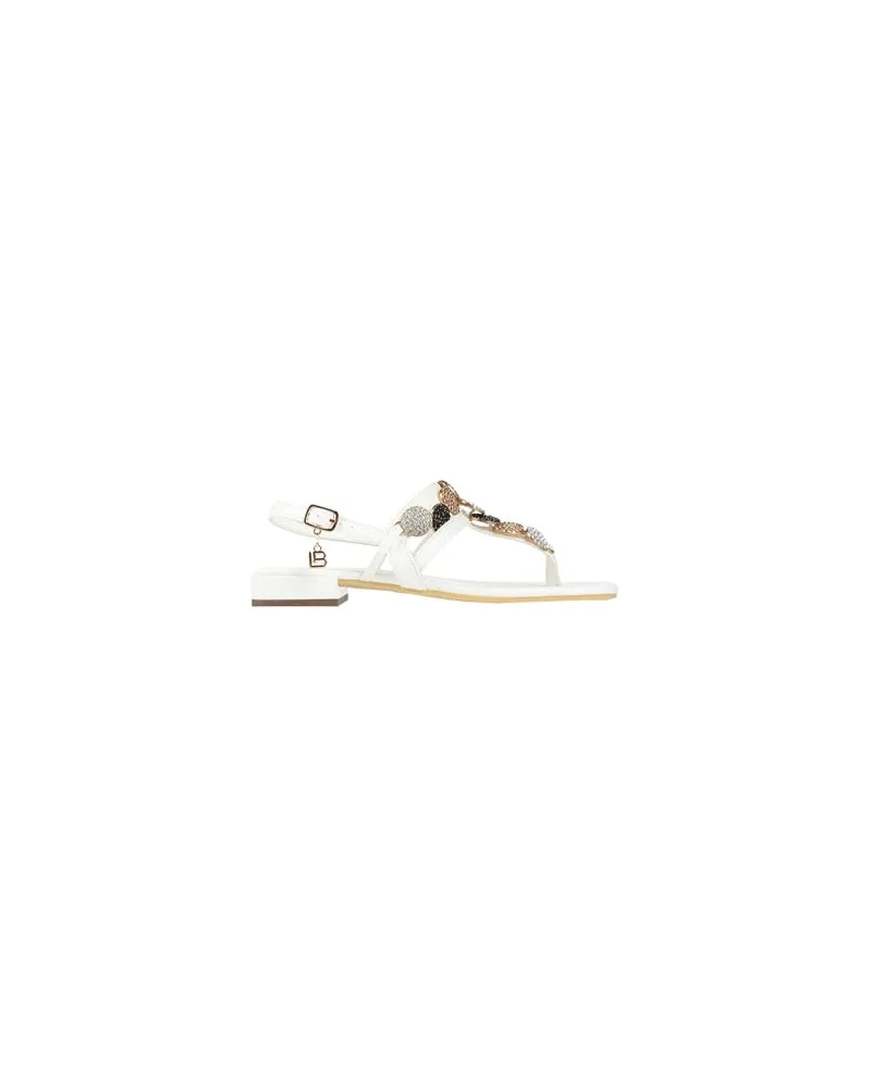 Laura Biagiotti SCHUHE - Zehentrennerauf YOOX.COM Weiß