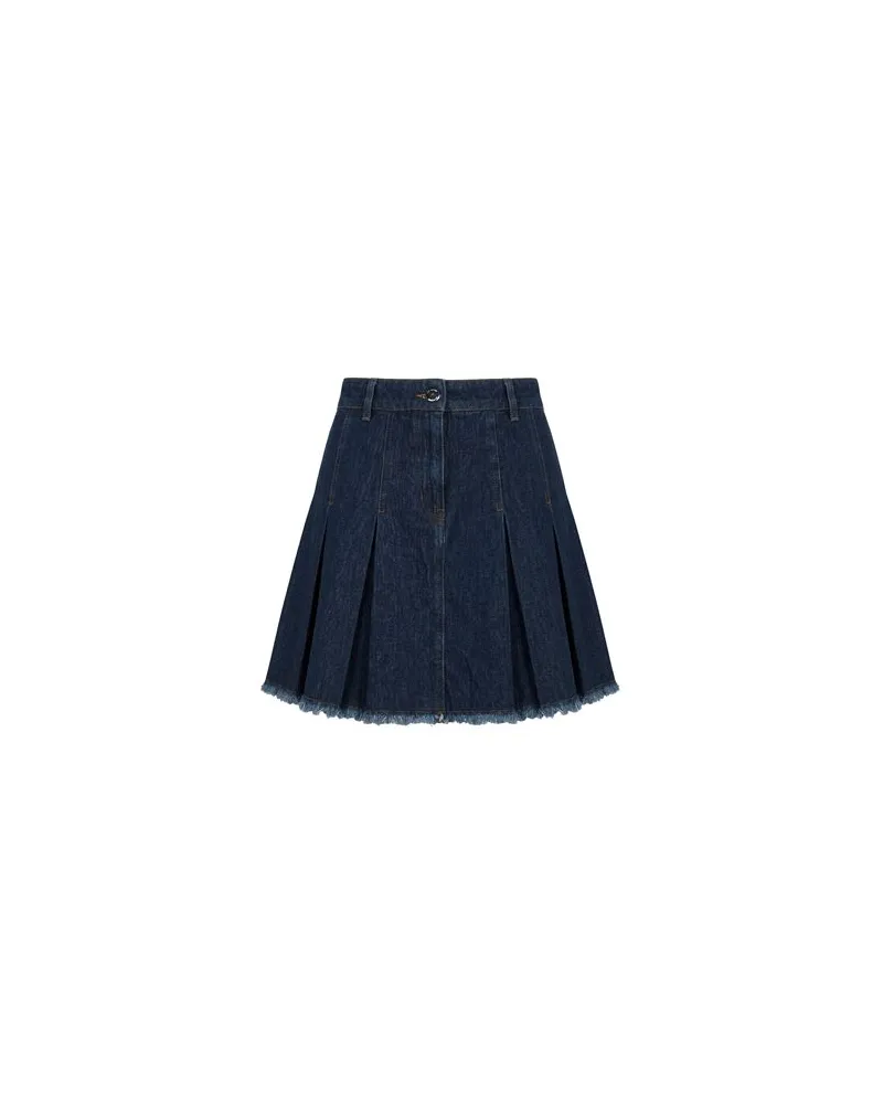 Moschino HOSEN & RÖCKE - Jeansröckeauf YOOX.COM Blau