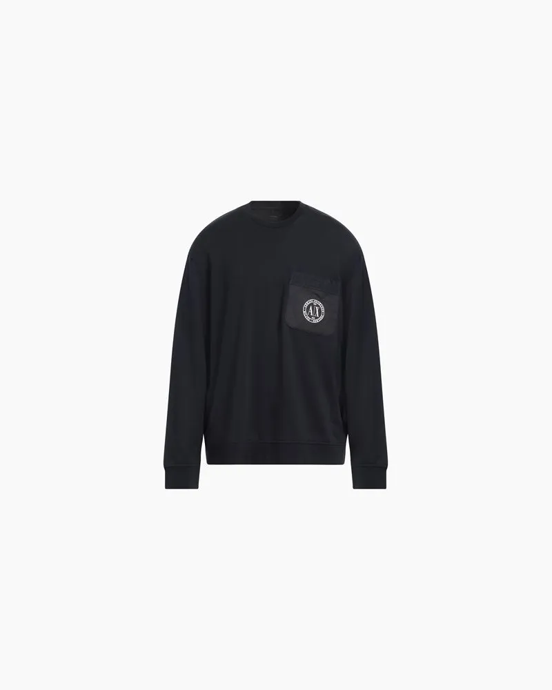 Armani Exchange TOPS - Sweatshirtsauf YOOX.COM Nachtblau