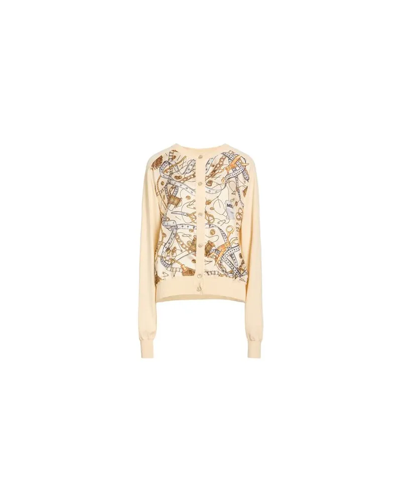 Moschino STRICKWAREN - Strickjackenauf YOOX.COM Beige