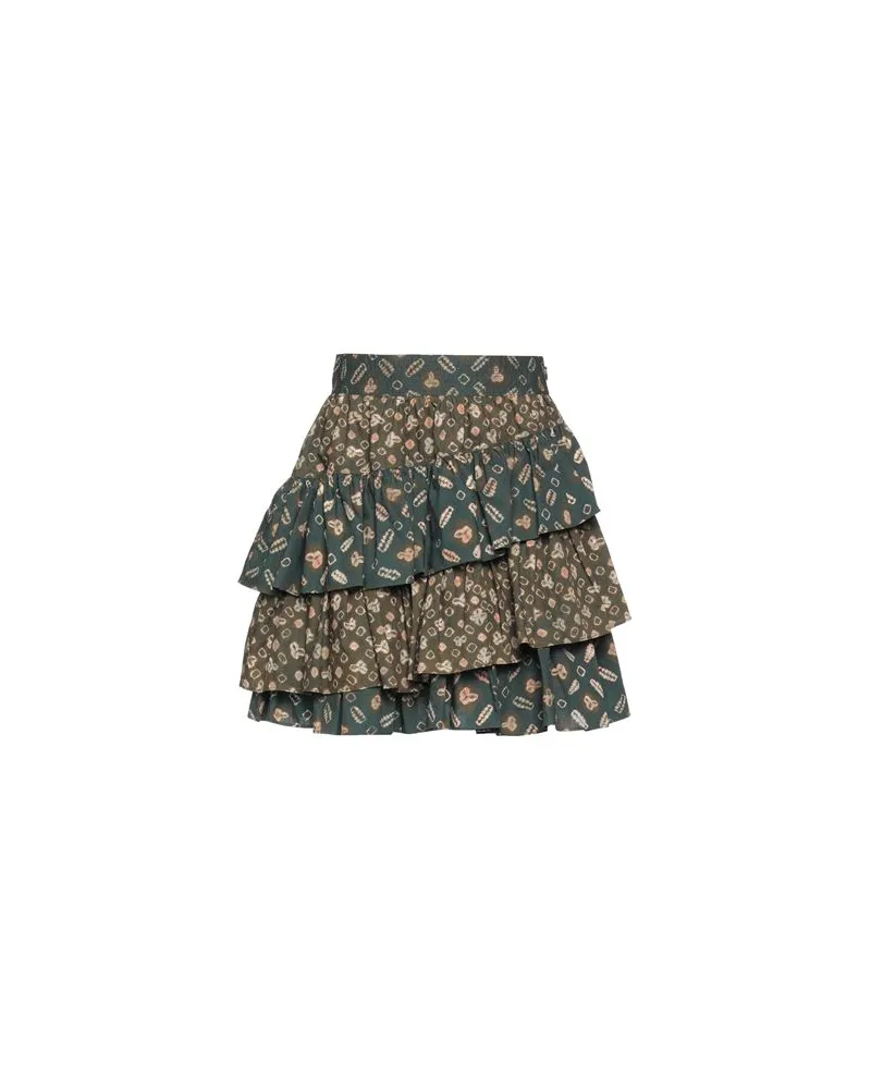 Ulla Johnson HOSEN & RÖCKE - Miniröckeauf YOOX.COM Dunkelgrün