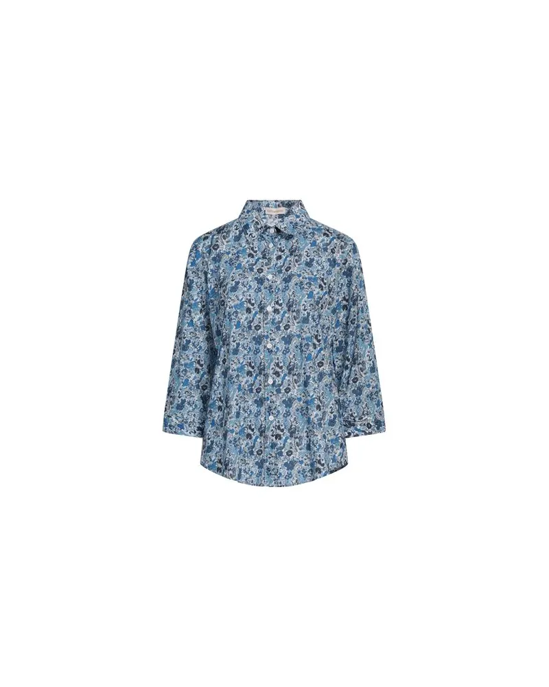Camicettasnob TOPS - Hemdenauf YOOX.COM Blau