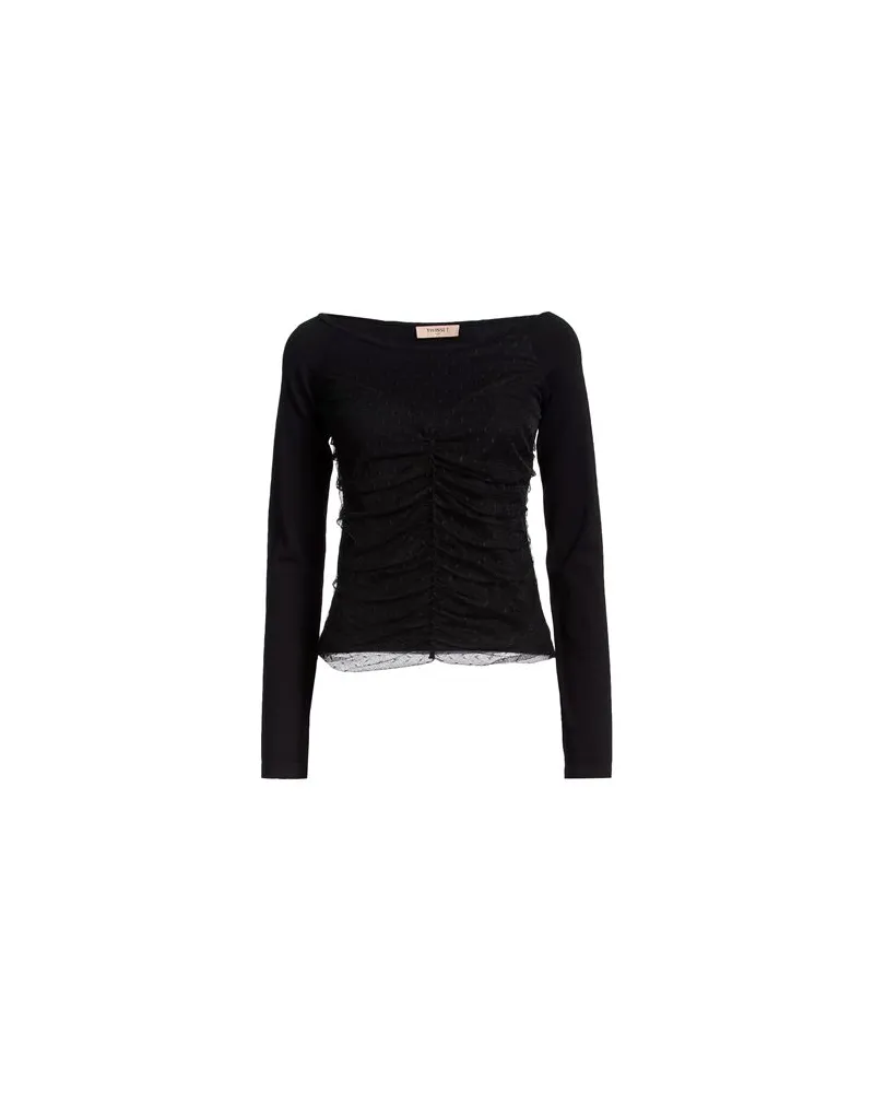 Twin-Set STRICKWAREN - Pulloverauf YOOX.COM Schwarz