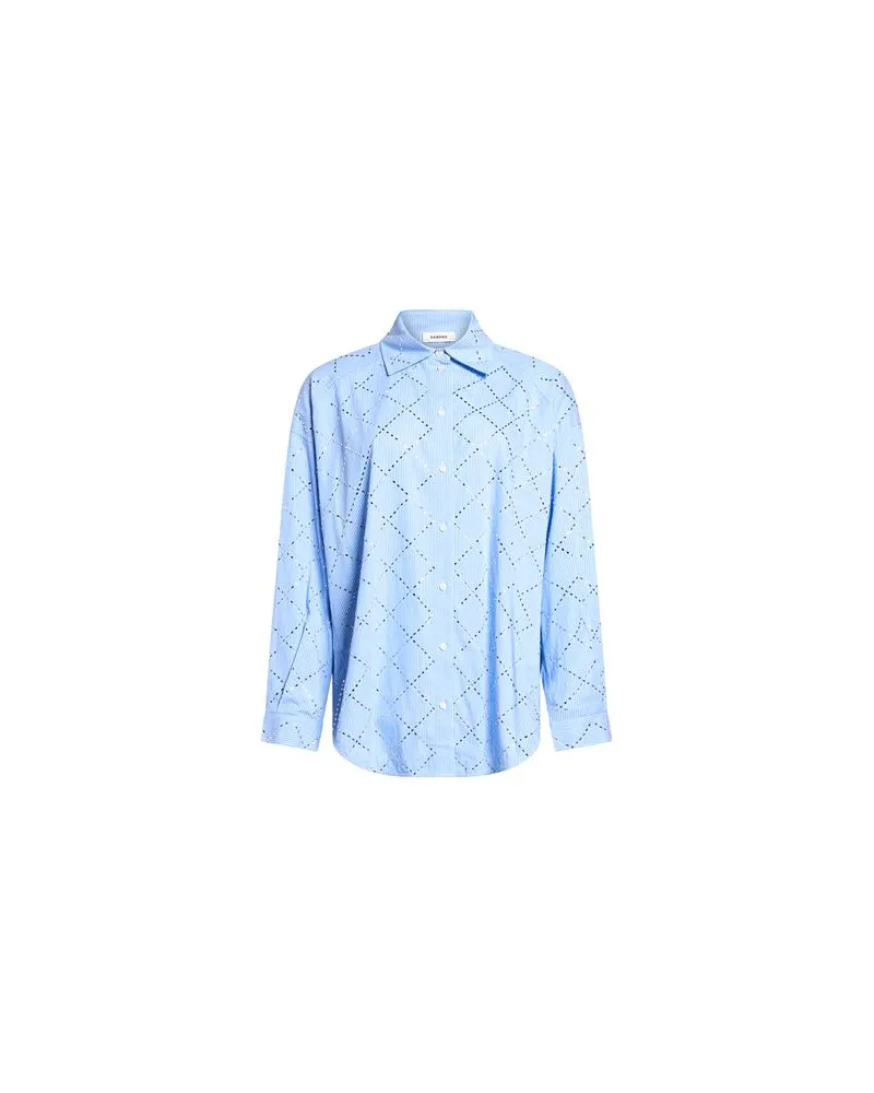 Sandro TOPS - Hemdenauf YOOX.COM Hellblau