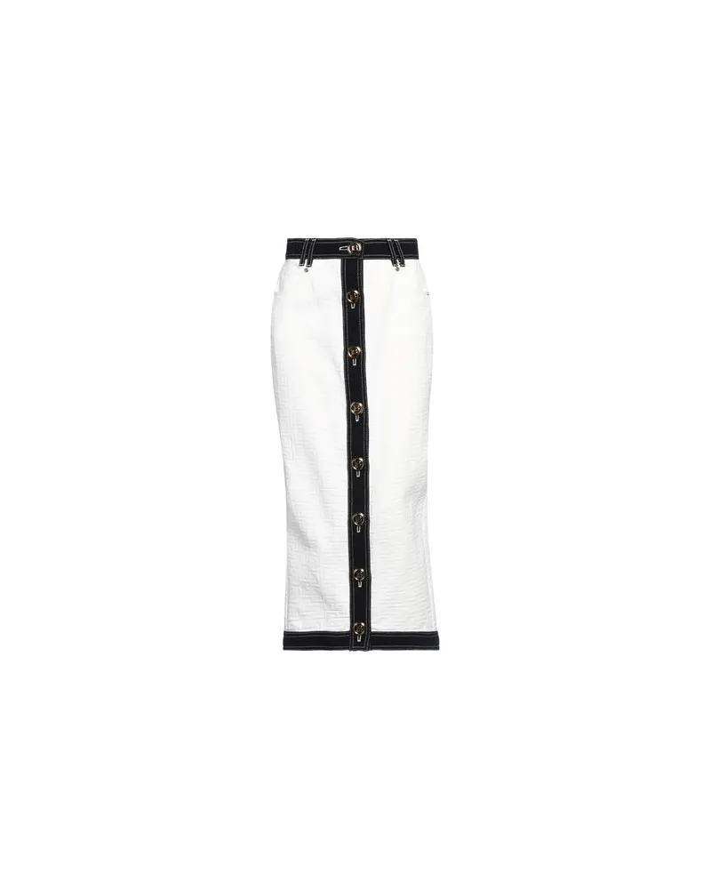 Balmain HOSEN & RÖCKE - Midi-Röckeauf YOOX.COM Weiß