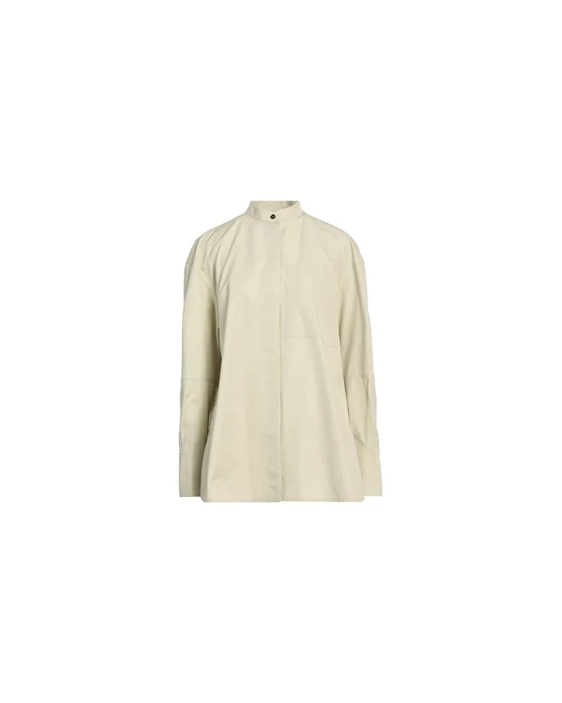 Jil Sander TOPS - Hemdenauf YOOX.COM Salbeigrün