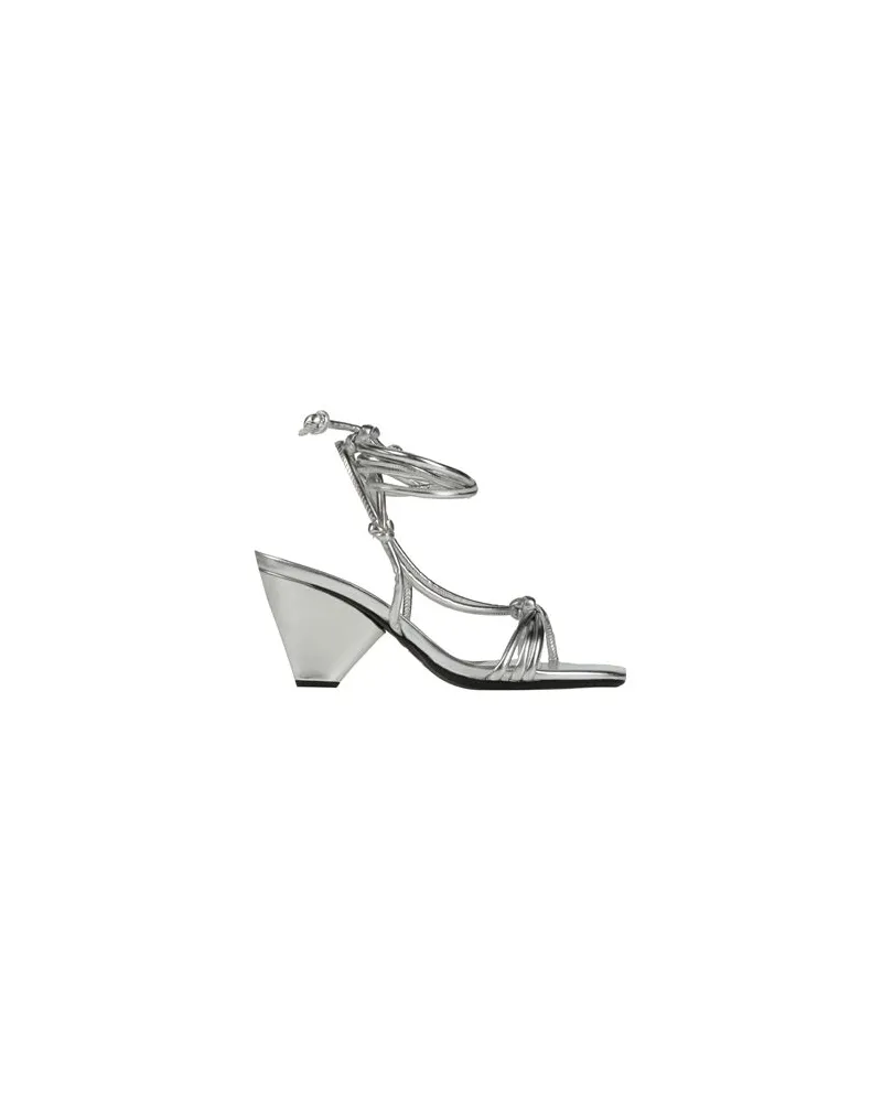 Armani Exchange SCHUHE - Sandalenauf YOOX.COM Silber
