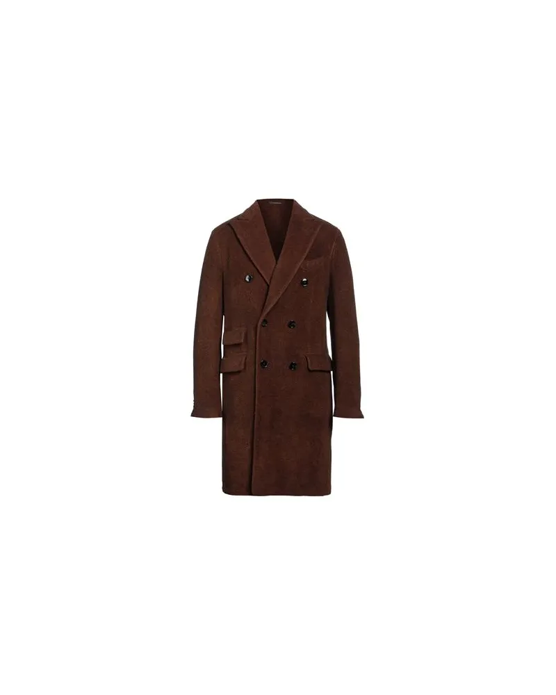 Gabriele Pasini JACKEN & MÄNTEL - Mäntelauf YOOX.COM Braun