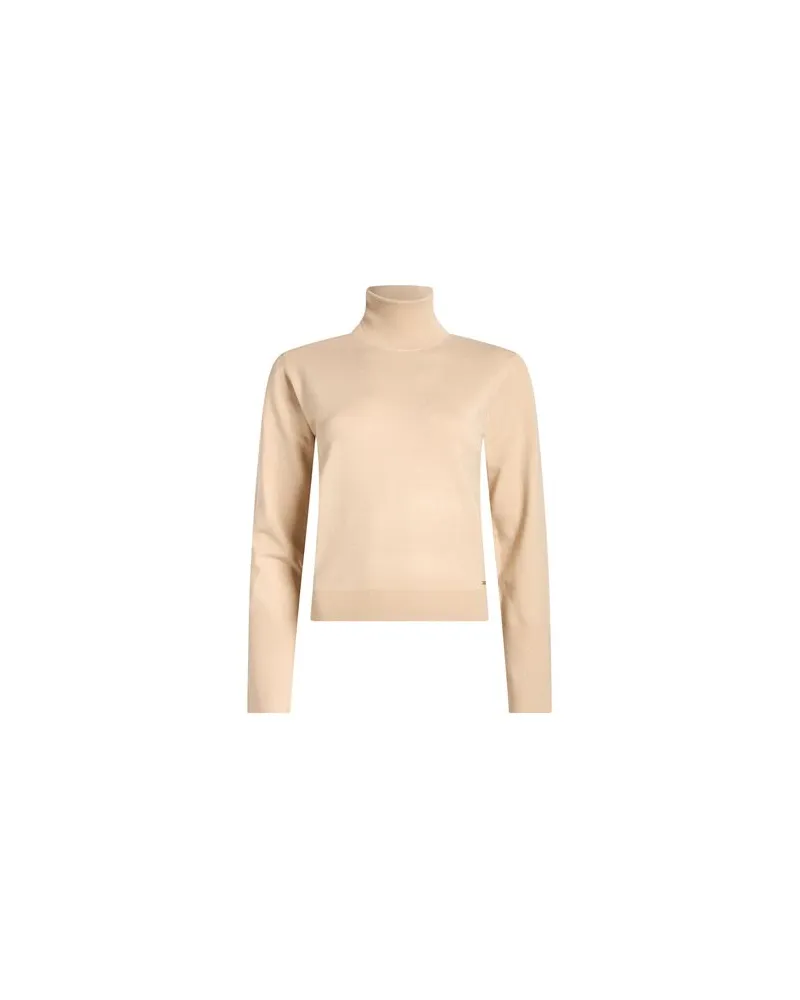 Kaos STRICKWAREN - Rollkragenpulloverauf YOOX.COM Sand