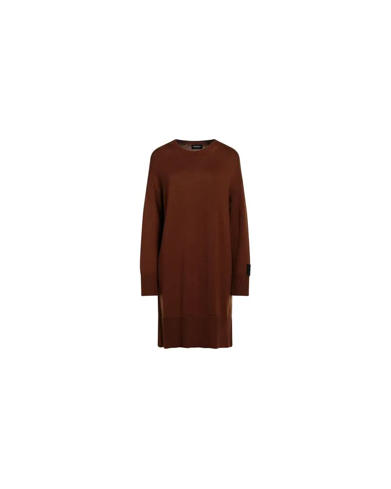 Dondup KLEIDER - Mini-Kleiderauf YOOX.COM Schokobraun