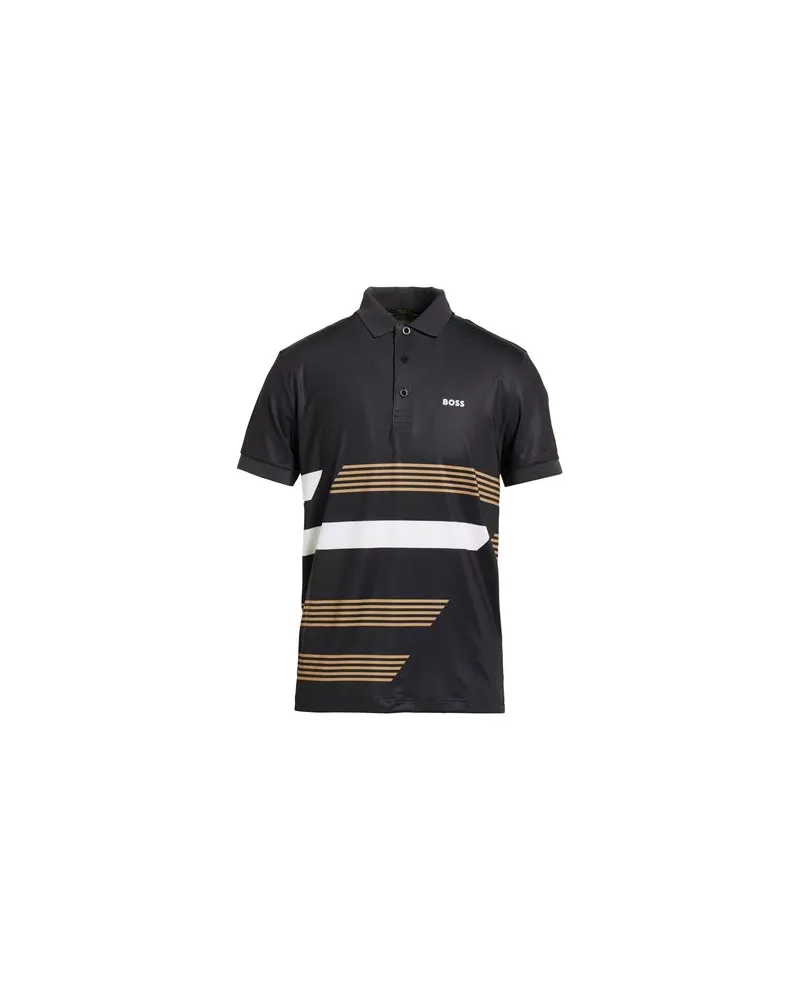 HUGO BOSS TOPS - Poloshirtsauf YOOX.COM Schwarz