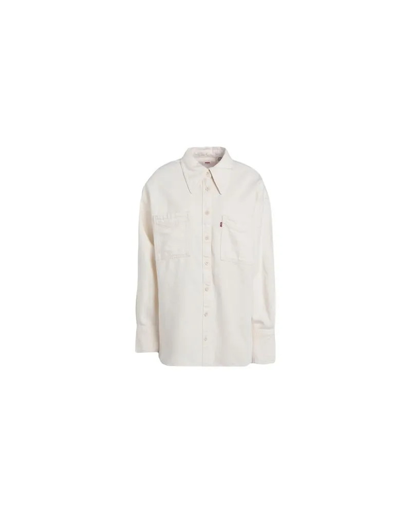 Levi's JADON DENIM SHIRT  - JACKEN & MÄNTEL - Jeansjacken/Mäntelauf YOOX.COM Elfenbein
