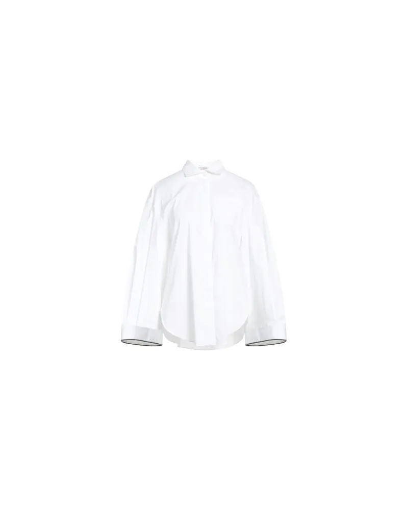 Brunello Cucinelli TOPS - Hemdenauf YOOX.COM Weiß