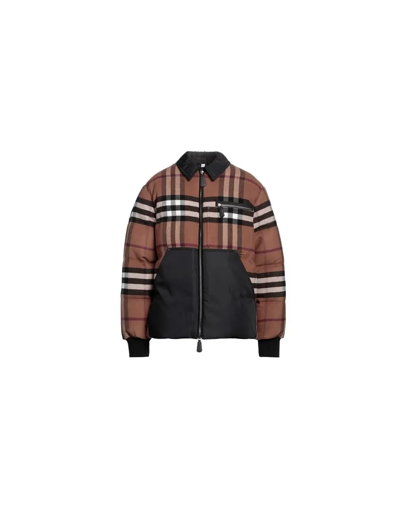 Burberry JACKEN & MÄNTEL - Pufferjacken & Daunenjackenauf YOOX.COM Braun