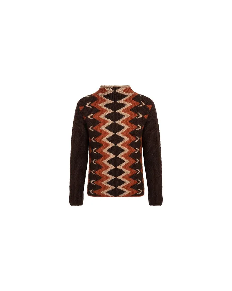 Malo STRICKWAREN - Rollkragenpulloverauf YOOX.COM Dunkelbraun