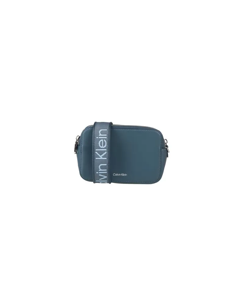 Calvin Klein TASCHEN - Schultertaschenauf YOOX.COM Taubenblau