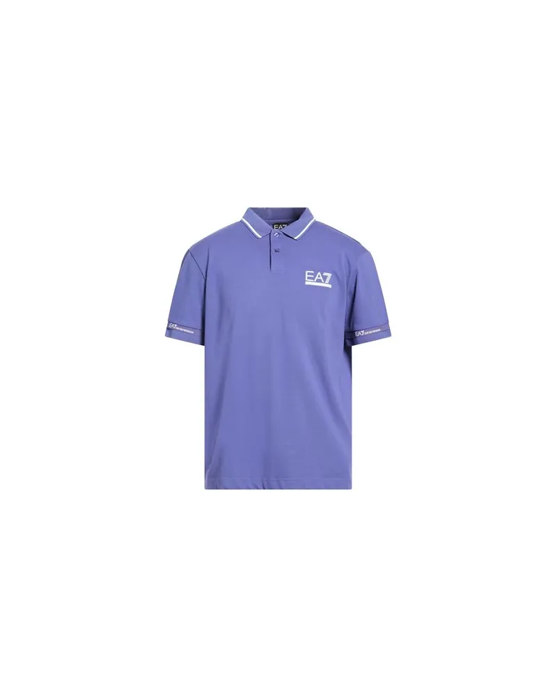EA7 TOPS - Poloshirtsauf YOOX.COM Taubenblau