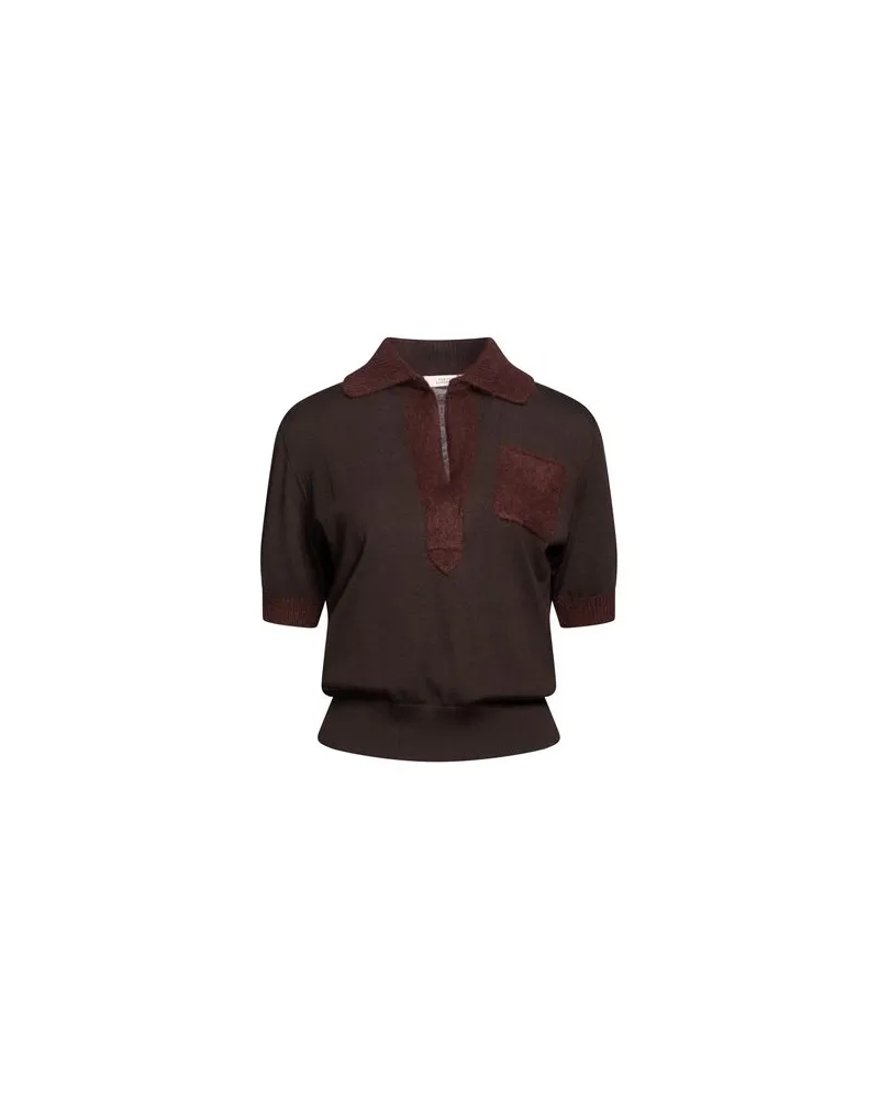 Dorothee Schumacher TOPS - Poloshirtsauf YOOX.COM Schokobraun