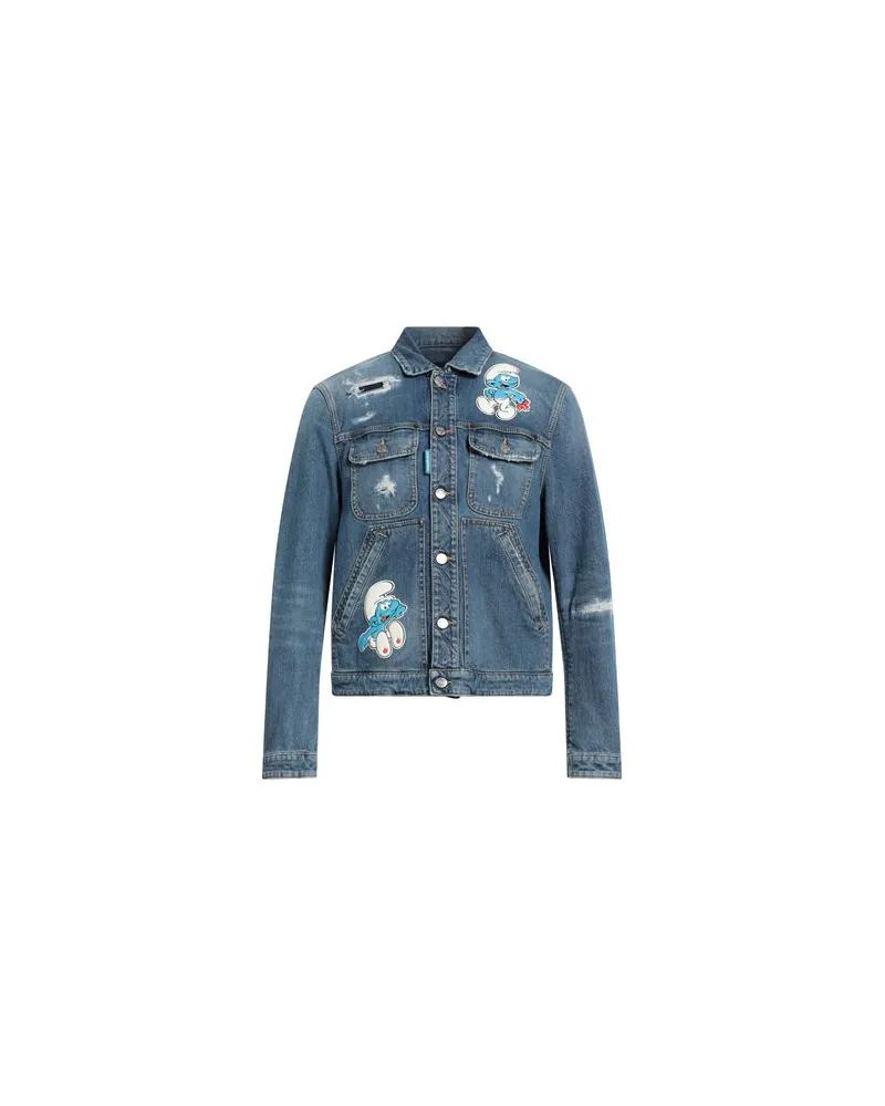 Dsquared2 JACKEN & MÄNTEL - Jeansjacken/Mäntelauf YOOX.COM Blau