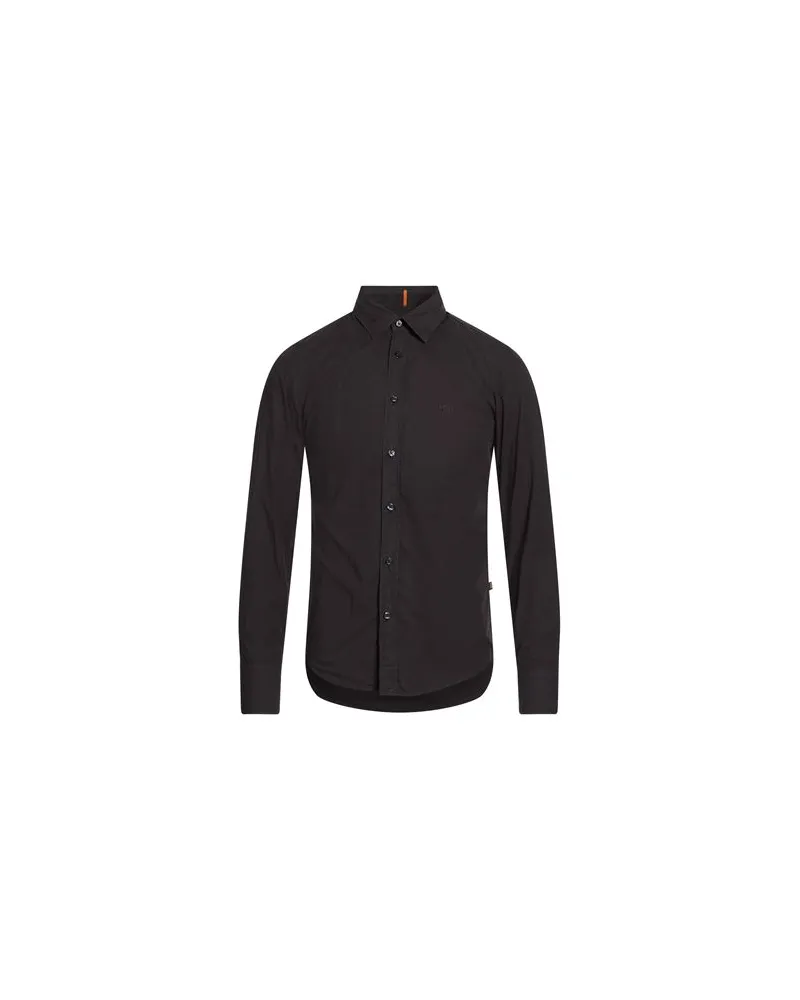 HUGO BOSS TOPS - Hemdenauf YOOX.COM Schwarz