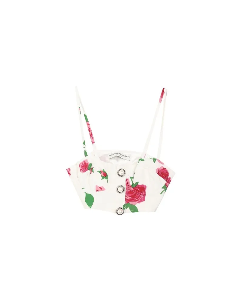 Alessandra Rich TOPS - Topsauf YOOX.COM Weiß