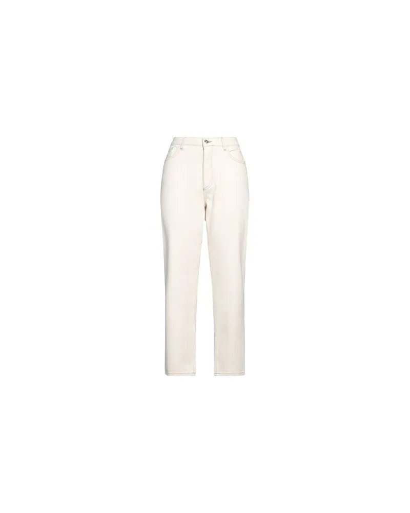 Actitude by Twinset HOSEN & RÖCKE - Jeanshosenauf YOOX.COM Elfenbein