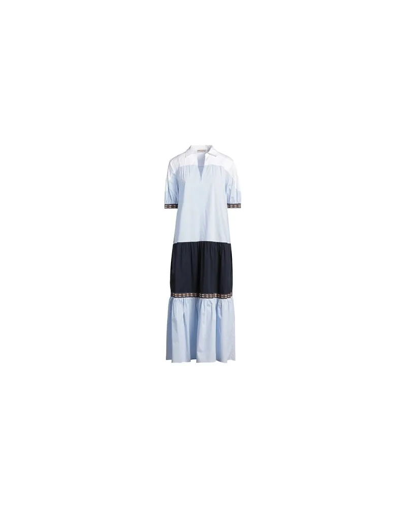 Purotatto KLEIDER - Maxi-Kleiderauf YOOX.COM Himmelblau