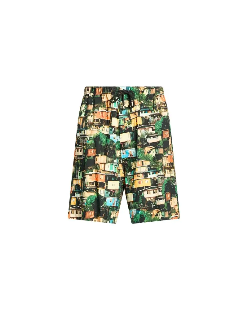 Laneus HOSEN & RÖCKE - Shorts & Bermudashortsauf YOOX.COM Grün