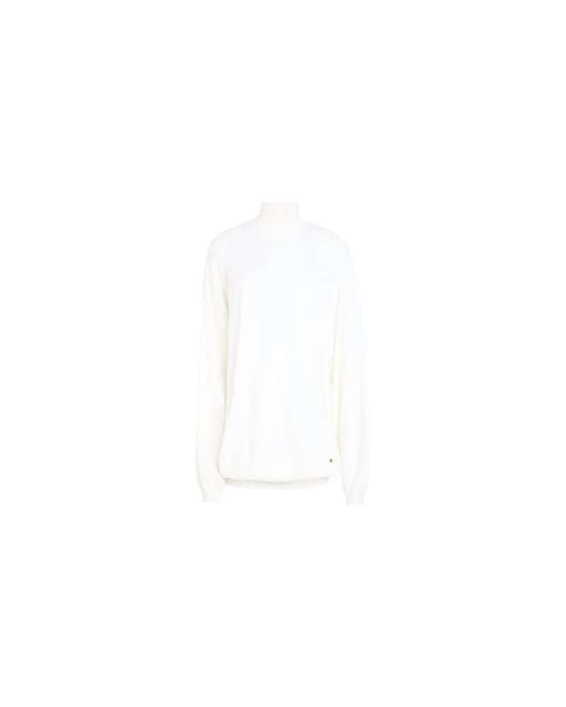 Moschino COUTURE - STRICKWAREN - Rollkragenpulloverauf YOOX.COM Cremeweiß