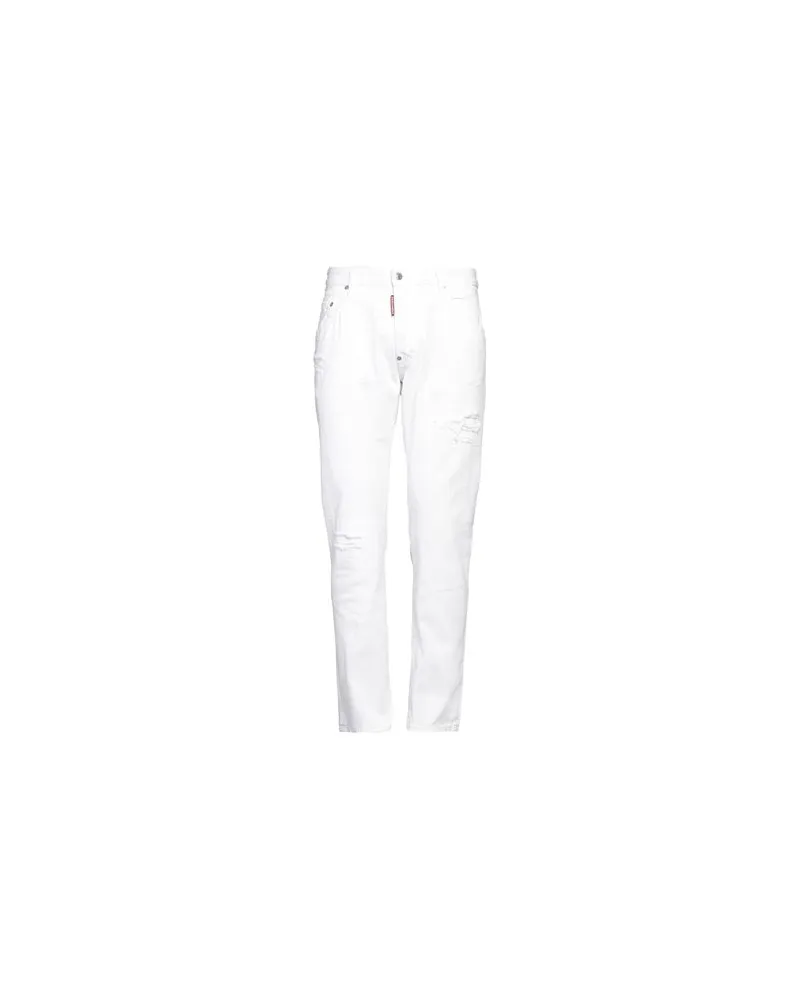 Dsquared2 HOSEN & RÖCKE - Jeanshosenauf YOOX.COM Weiß