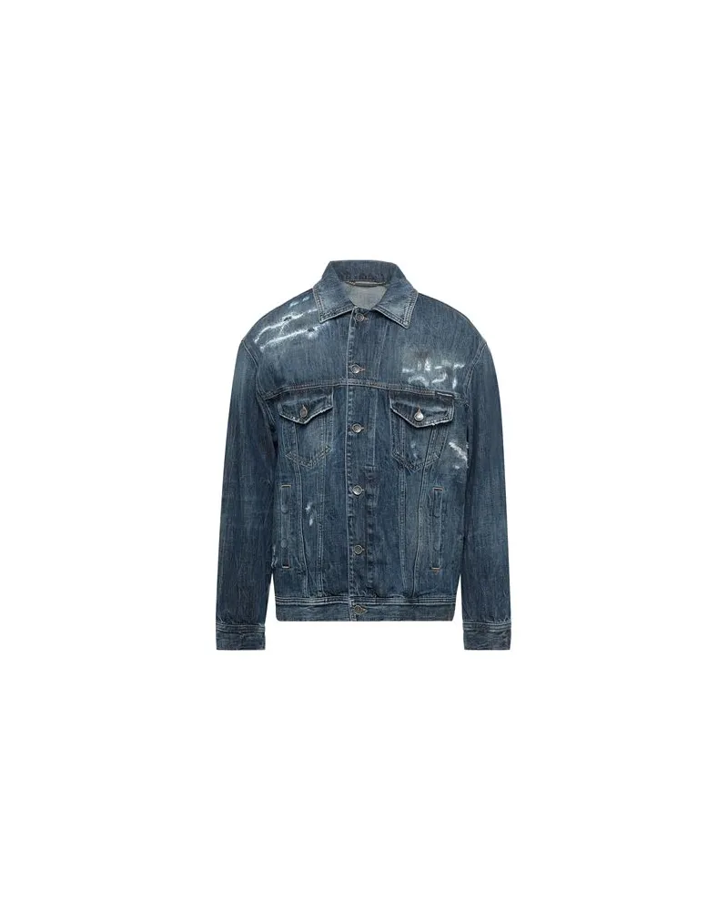 Dolce & Gabbana JACKEN & MÄNTEL - Jeansjacken/Mäntelauf YOOX.COM Blau