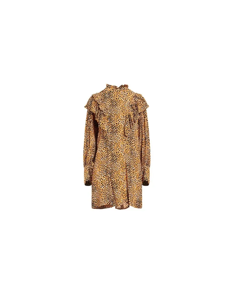 Ganni KLEIDER - Mini-Kleiderauf YOOX.COM Mandarine