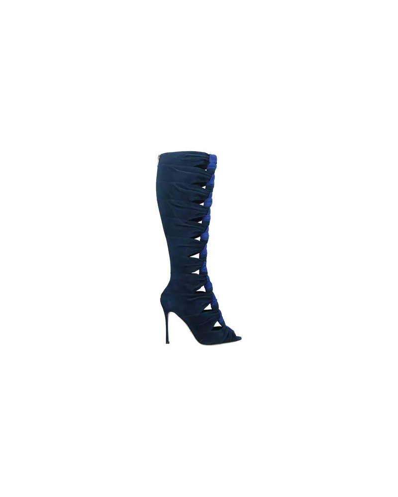 Sergio Rossi SCHUHE - Stiefelauf YOOX.COM Königsblau
