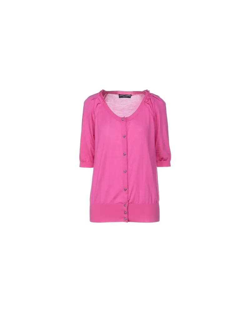 Dolce & Gabbana STRICKWAREN - Strickjackenauf YOOX.COM Fuchsia