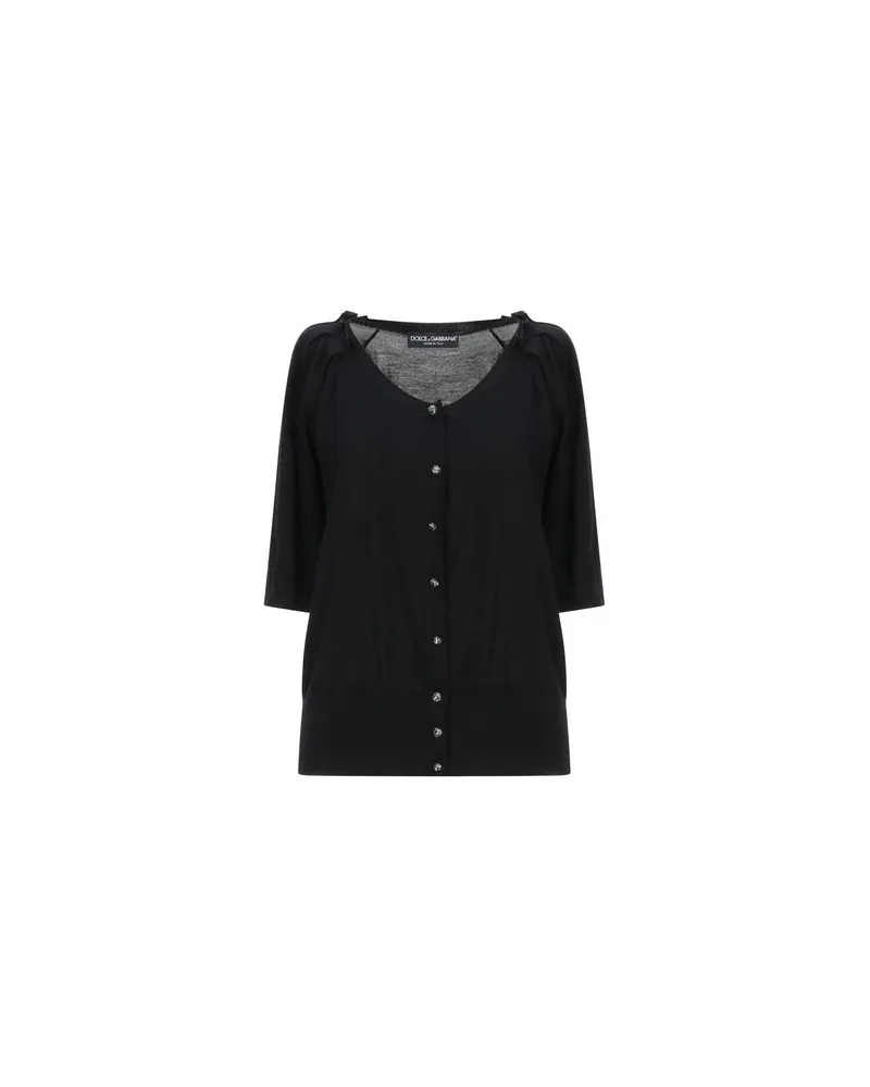 Dolce & Gabbana STRICKWAREN - Strickjackenauf YOOX.COM Schwarz