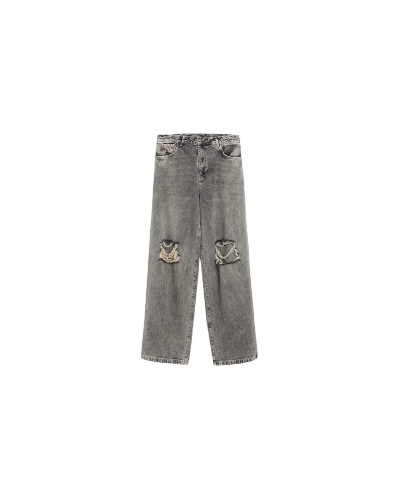 8PM HOSEN & RÖCKE - Jeanshosenauf YOOX.COM Grau