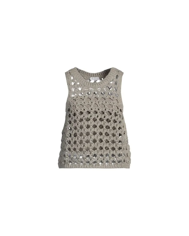 Brunello Cucinelli STRICKWAREN - Pulloverauf YOOX.COM Khaki