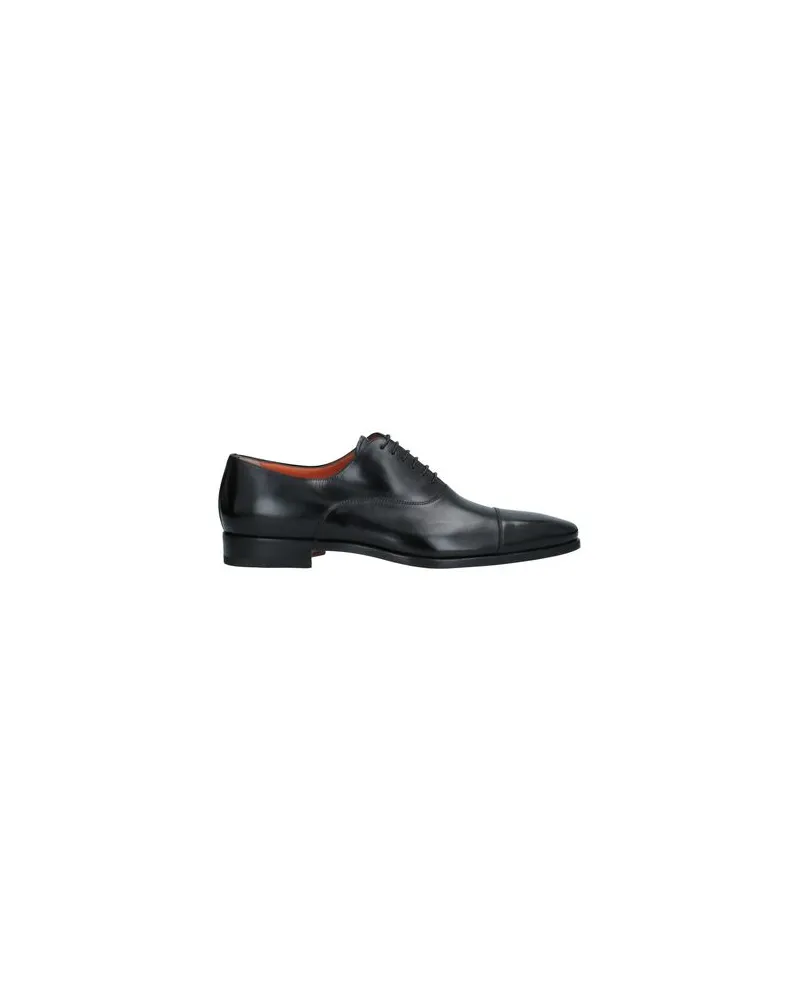 Santoni SCHUHE - Schnürschuheauf YOOX.COM Schwarz