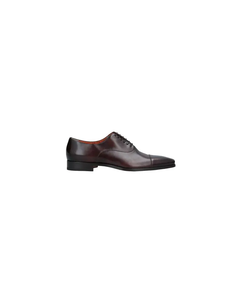 Santoni SCHUHE - Schnürschuheauf YOOX.COM Dunkelbraun