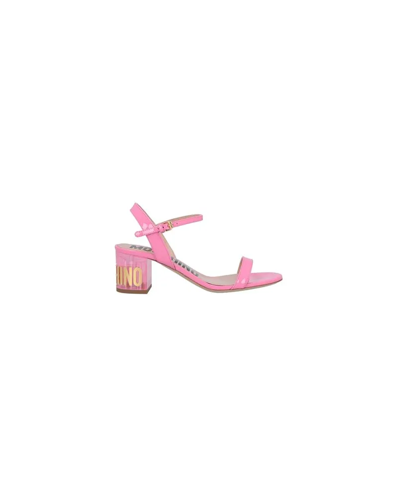 Moschino SCHUHE - Sandalenauf YOOX.COM Rosa