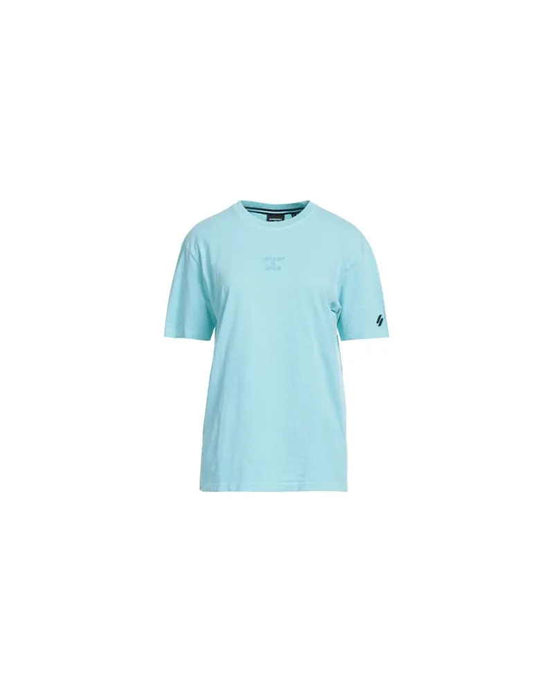 Superdry. TOPS - T-shirtsauf YOOX.COM Himmelblau