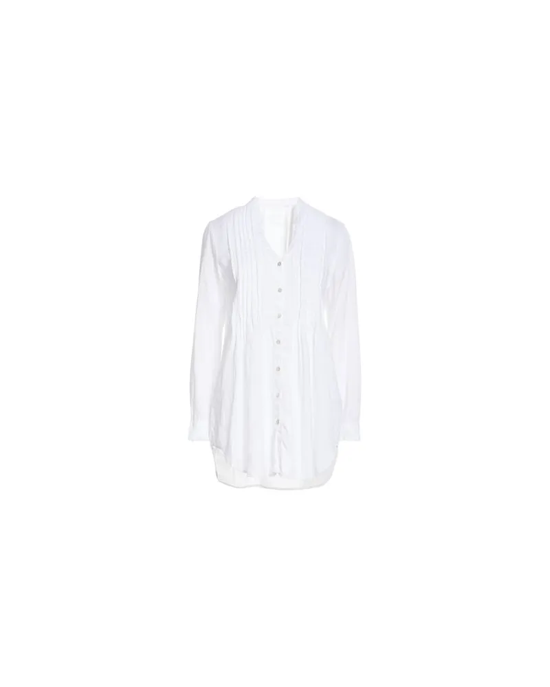 120% Lino TOPS - Hemdenauf YOOX.COM Weiß